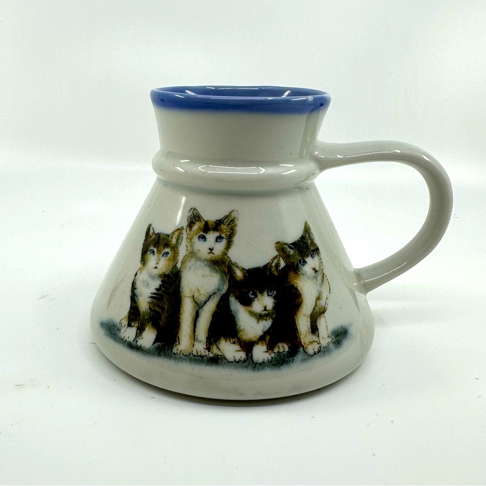 Adorable OTAGIRI Vintage Cat Kitten Coffee Tea Mug Made In Japan